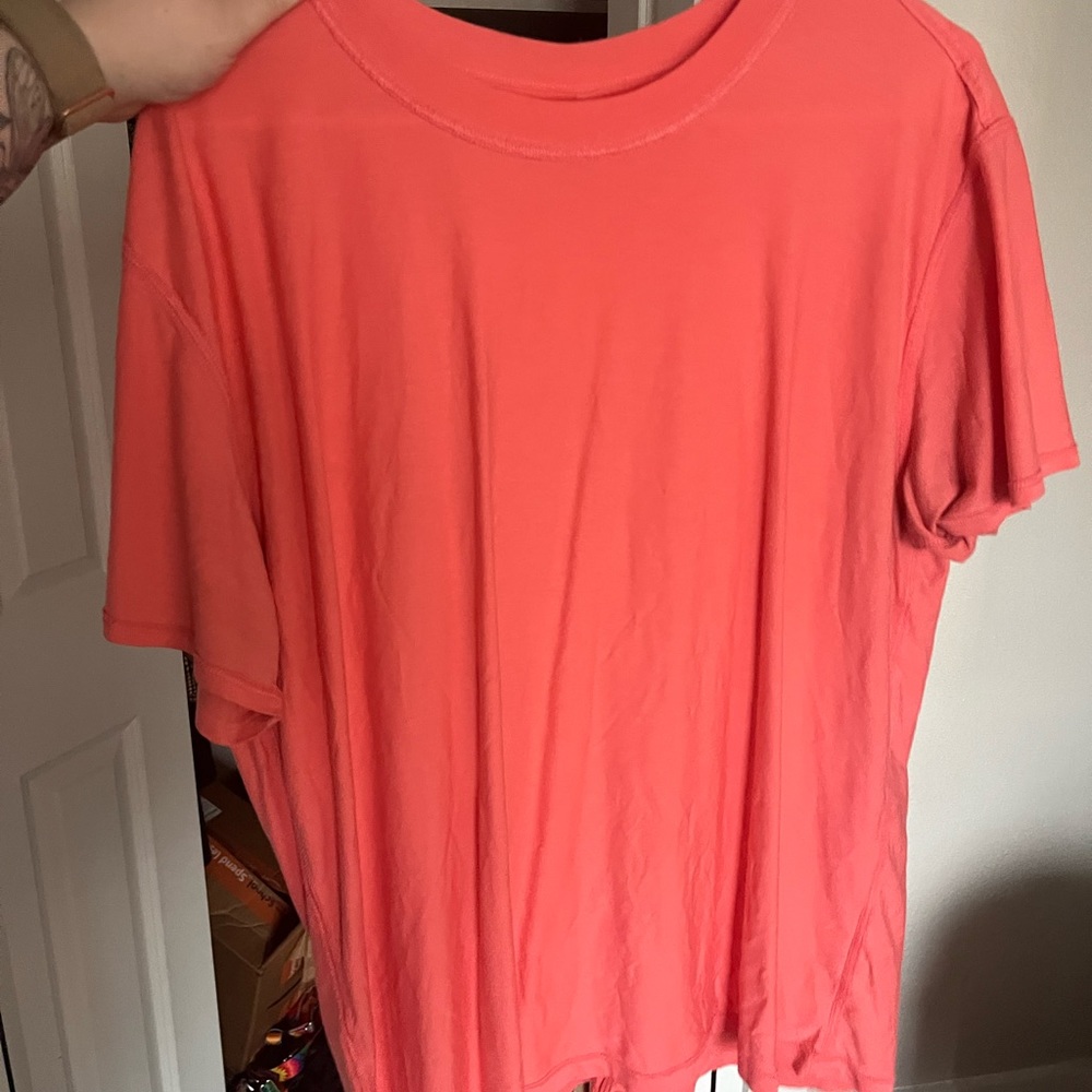 Lululemon all yours tee size 10 pink
